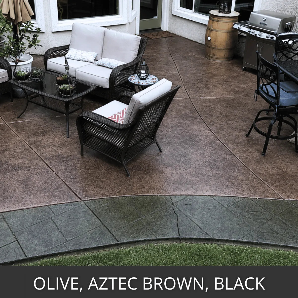 Antiquing™ Stamped Concrete Stain