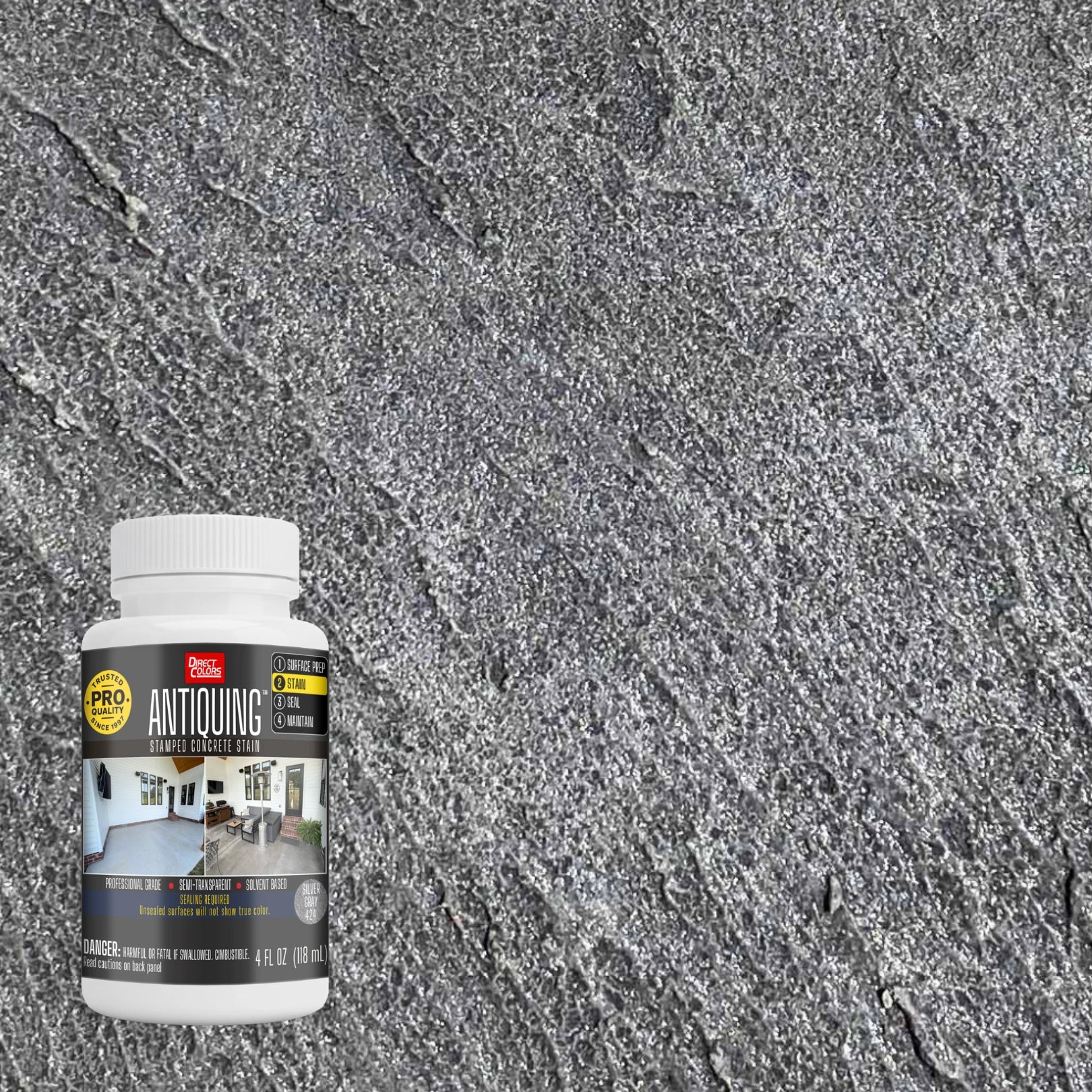 Antiquing™ Stamped Concrete Stain