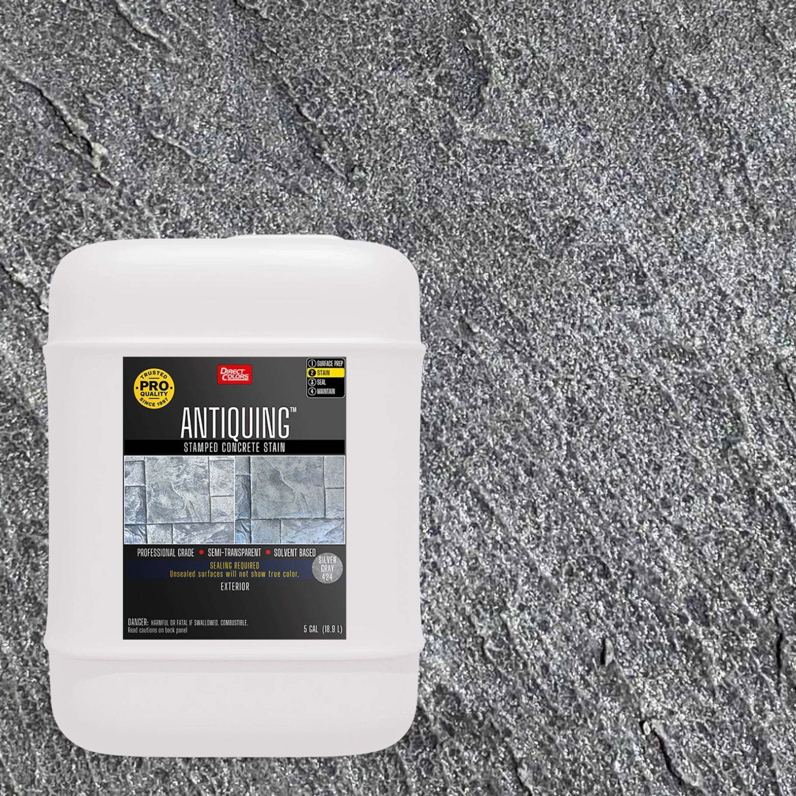 Antiquing™ Stamped Concrete Stain