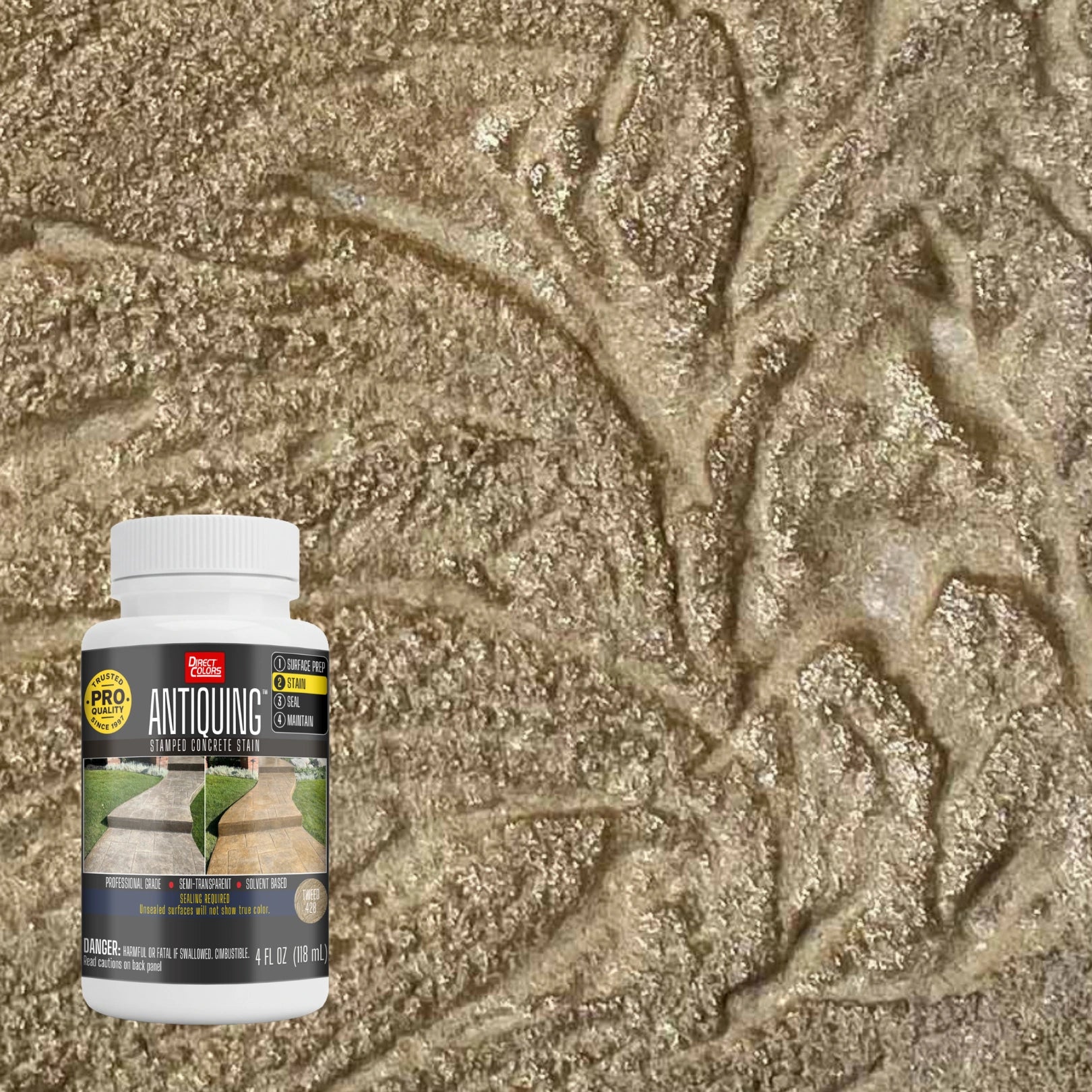 Antiquing™ Stamped Concrete Stain