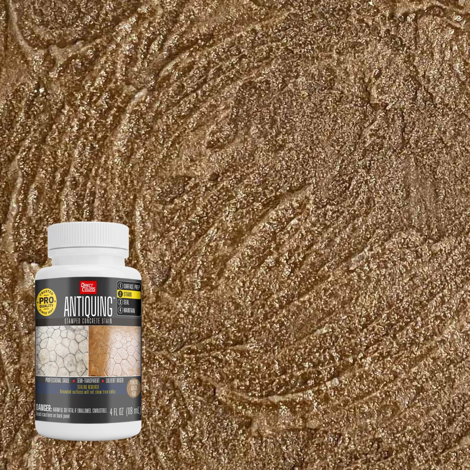 Antiquing™ Stamped Concrete Stain