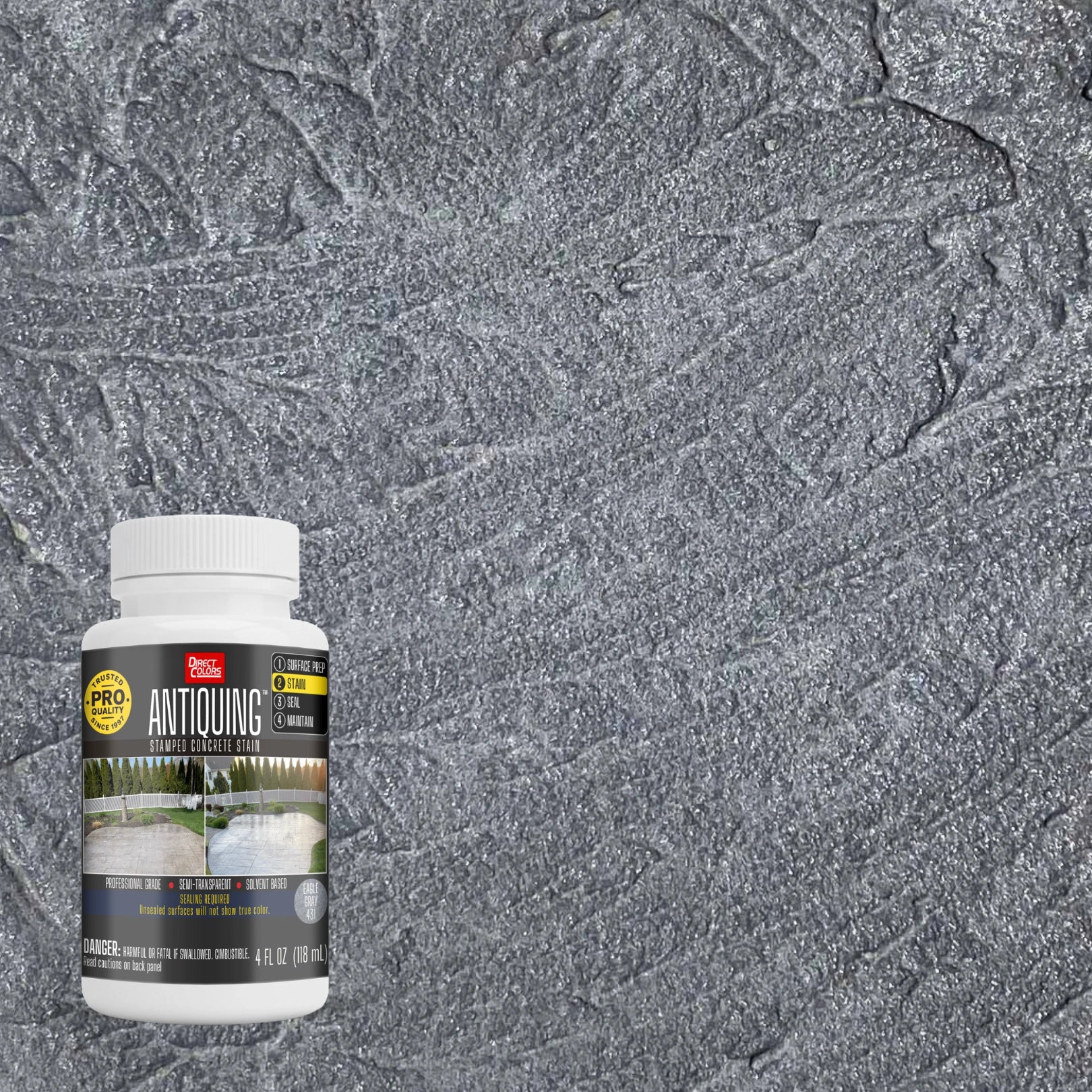 Antiquing™ Stamped Concrete Stain