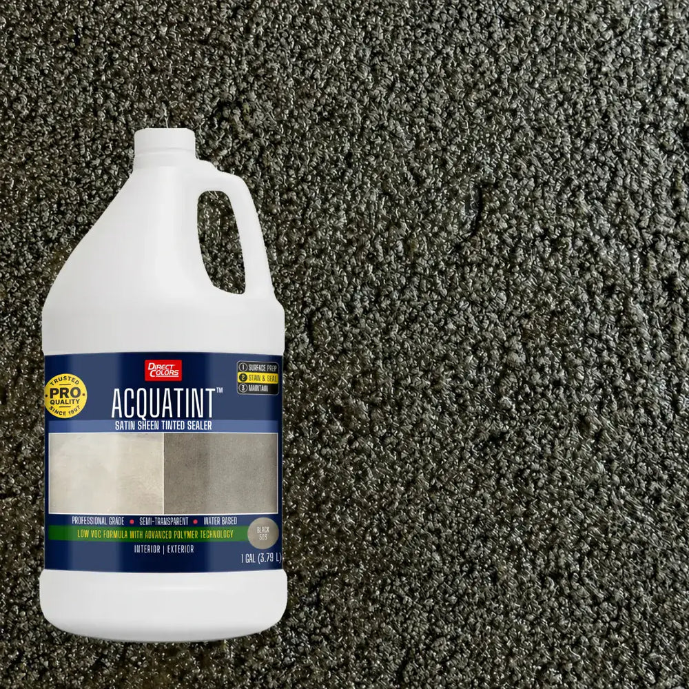 1 gallon of AcquaTint™ PRO Colored Sealer in 503 Black