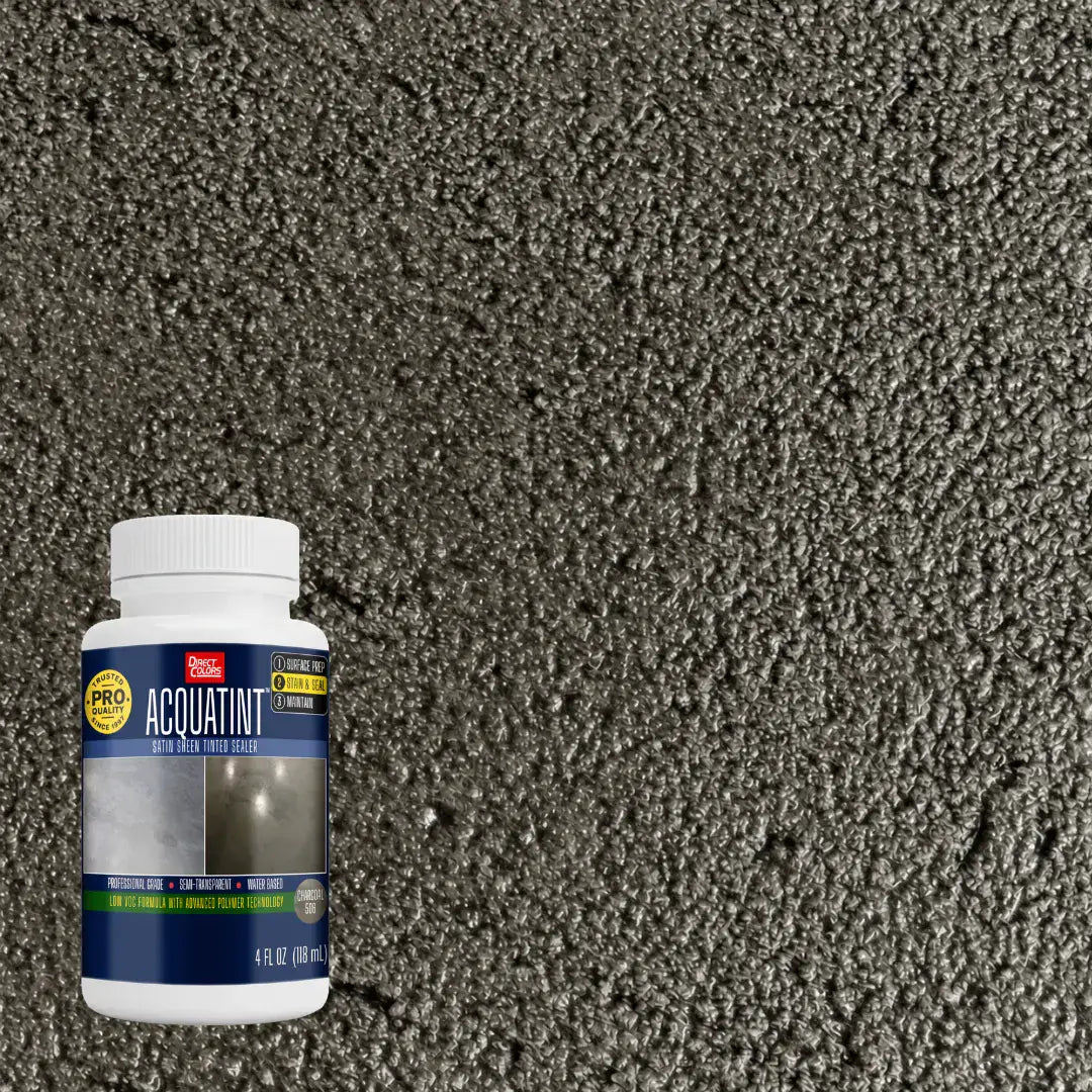 4 ounces of AcquaTint™ PRO Colored Sealer in 506 Charcoal