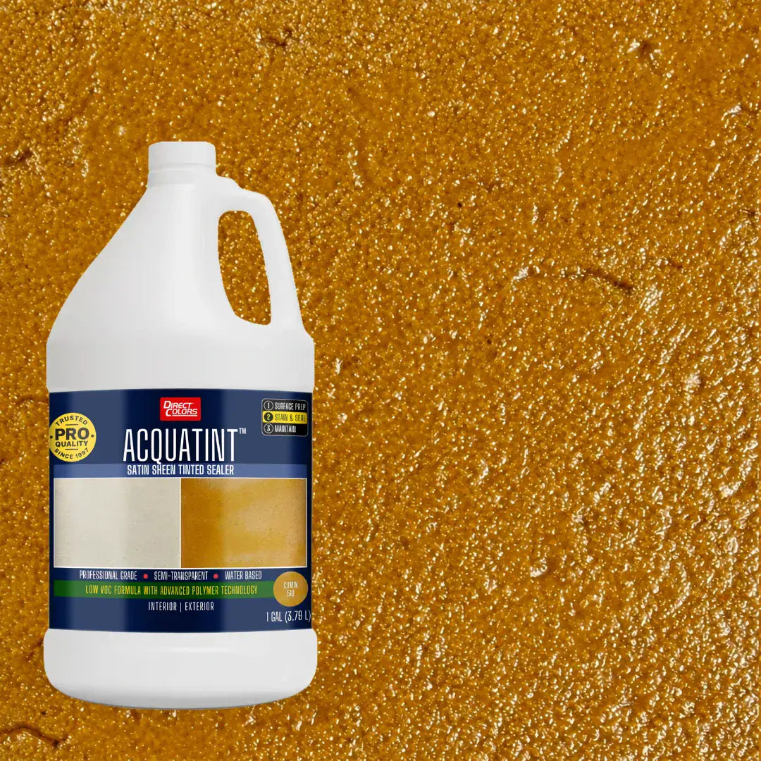 1 gallon of AcquaTint™ PRO Colored Sealer in 510 Cumin