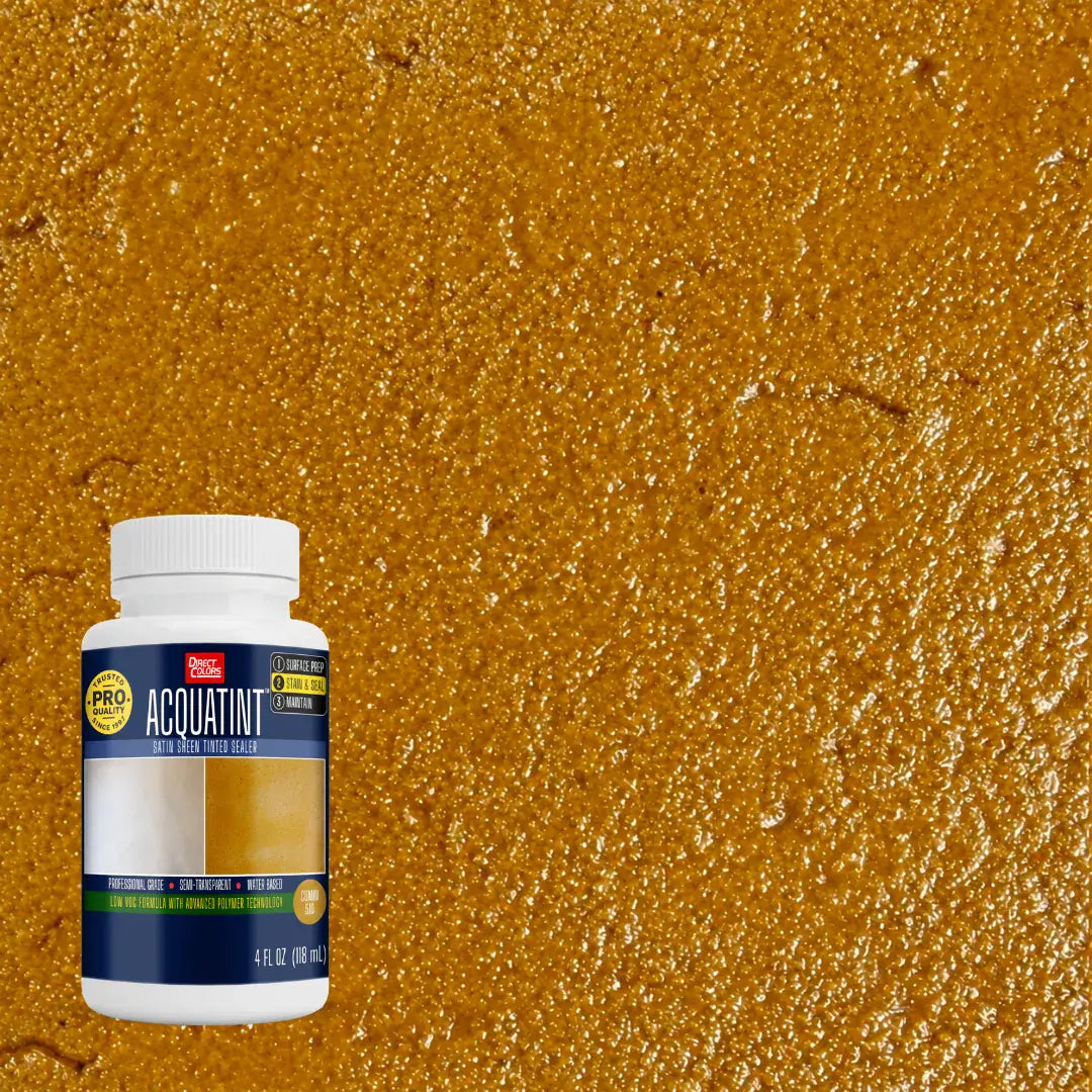 4 ounces of AcquaTint™ PRO Colored Sealer in 510 Cumin