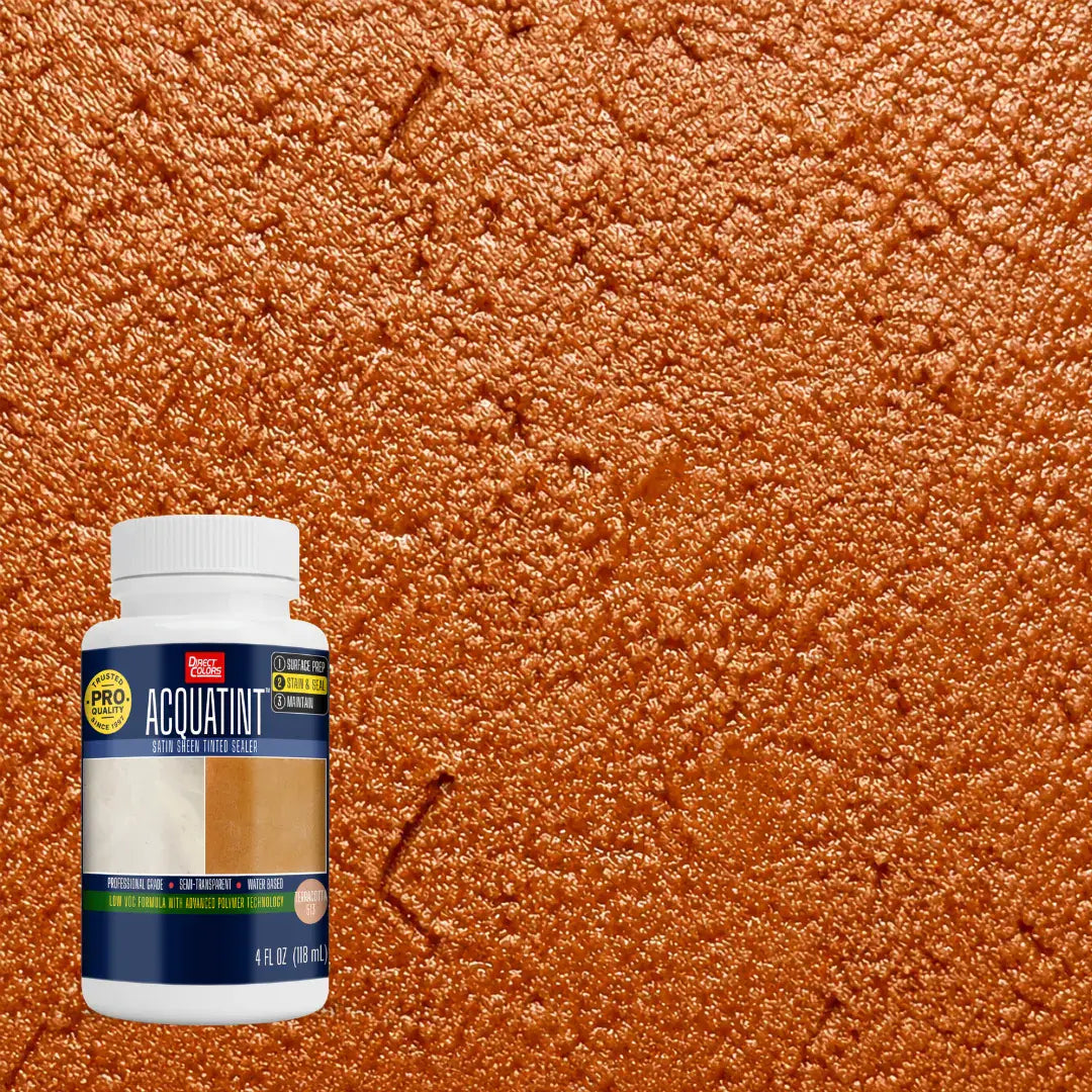4 ounces of AcquaTint™ PRO Colored Sealer in 513 Terracotta