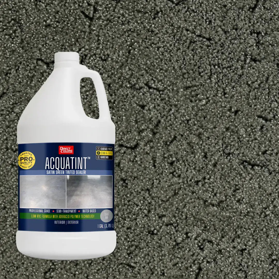 1 gallon of AcquaTint™ PRO Colored Sealer in 515 Gray