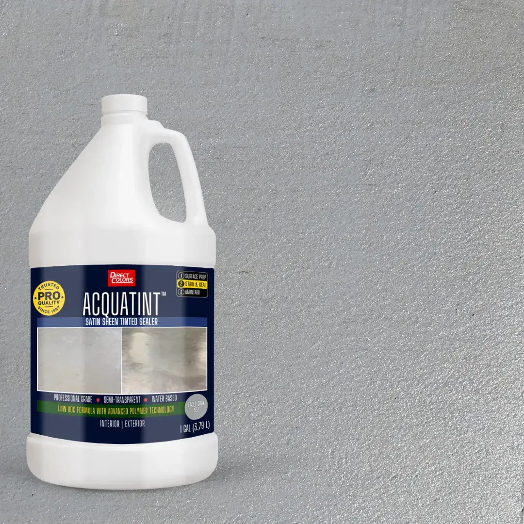 1 gallon of AcquaTint™ PRO Colored Sealer in 531 Eagle Gray
