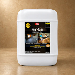 5 gallons of EverStain™ Acid Stain in Desert Amber