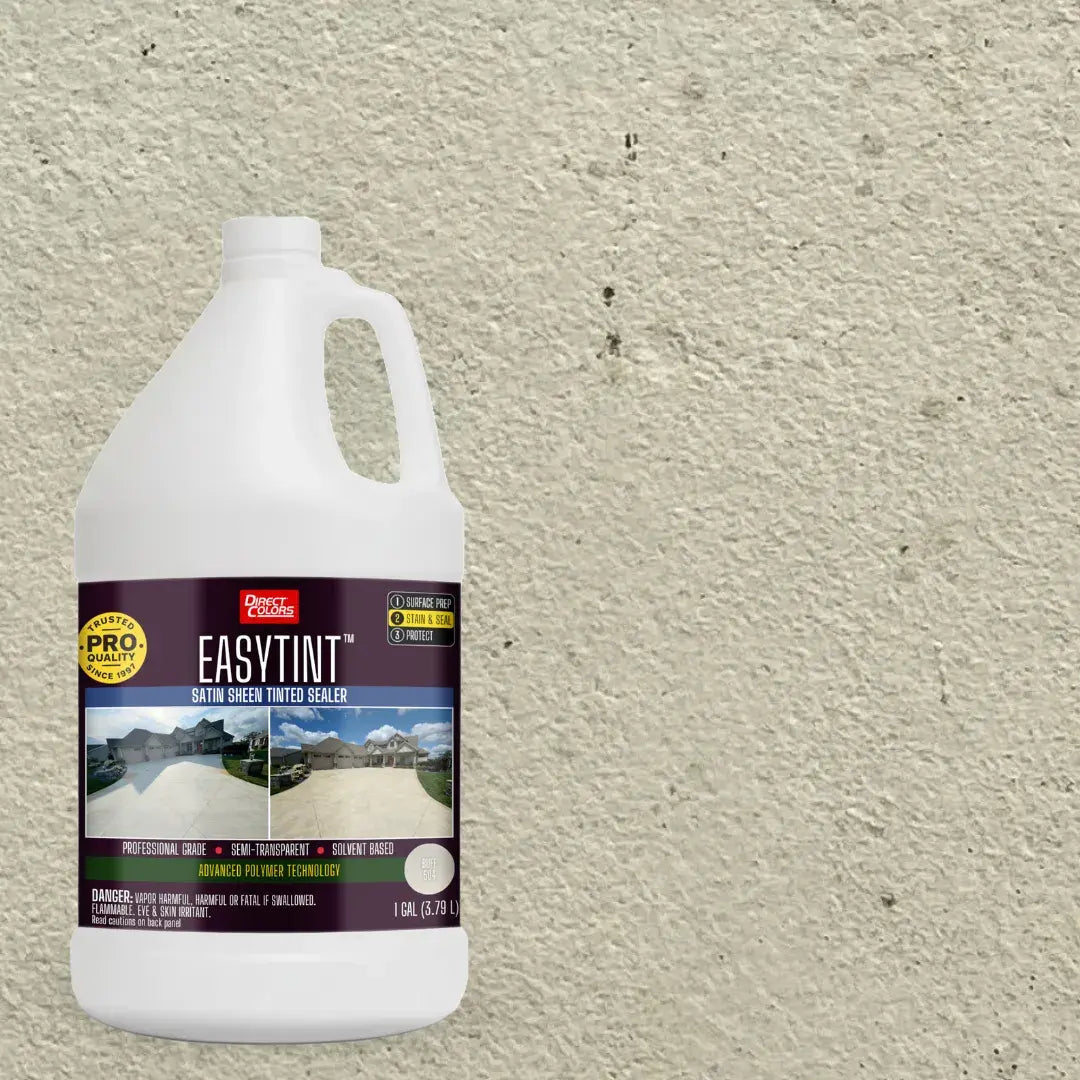 1 gallon of EasyTint™ Tinted Concrete Sealer in 504 Buff