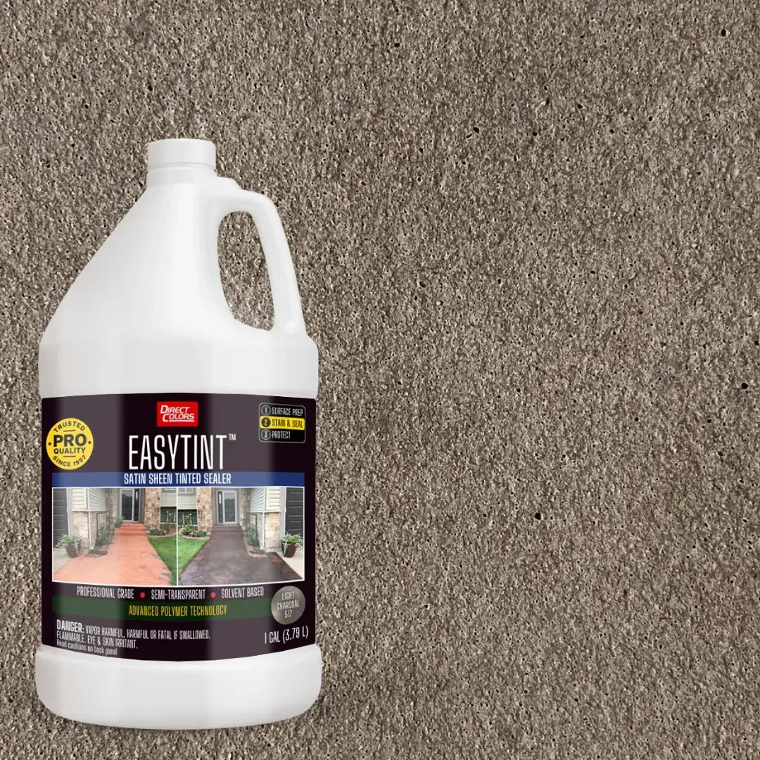 1 gallon of EasyTint™ Tinted Concrete Sealer in 517 Light Charcoal