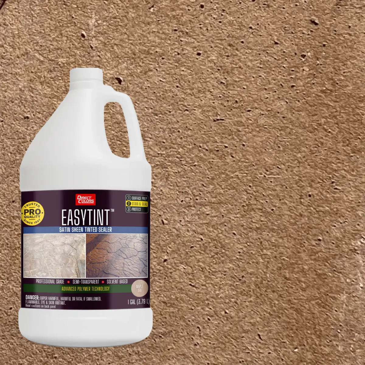 1 gallon of EasyTint™ Tinted Concrete Sealer in 518 Maple
