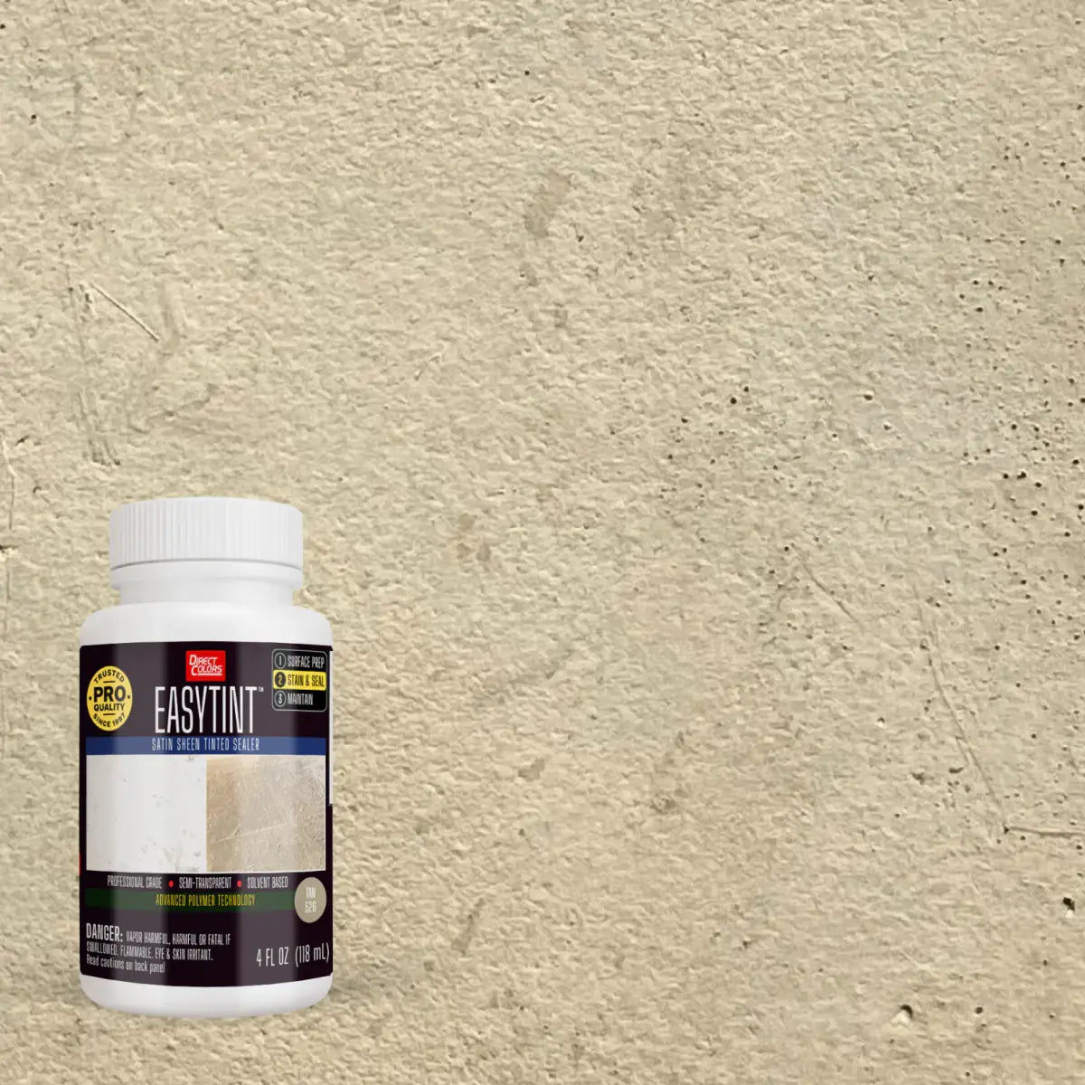 4 ounces of EasyTint™ Tinted Concrete Sealer in 526 Tan
