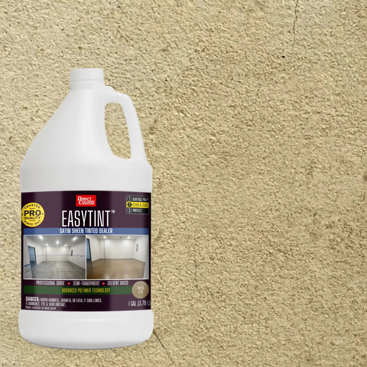 1 gallon of EasyTint™ Tinted Concrete Sealer in 528 Tweed