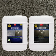 AcquaTint™ PRO Colored Sealer in 506 Charcoal with ProWax Polish™ Satin, 5 gallon 2-step kit