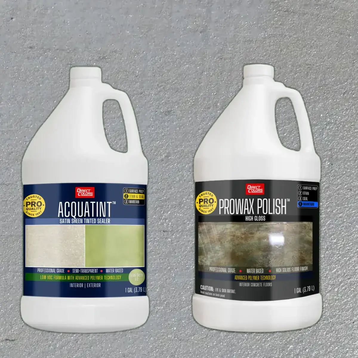 AcquaTint PRO 531 Eagle Gray with ProWax Polish Gloss, 1 Gallon kit
