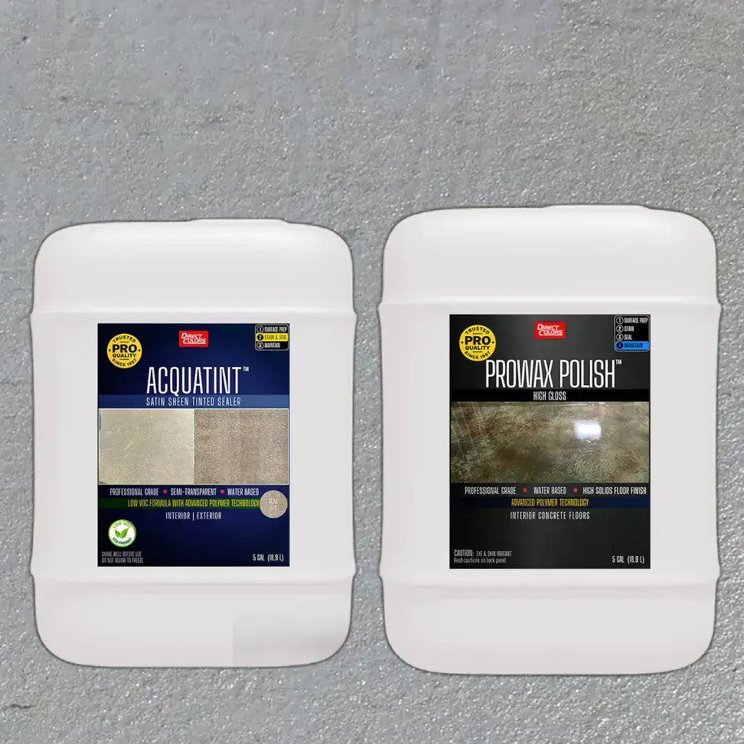 AcquaTint PRO 531 Eagle Gray with ProWax Polish Gloss, 5 Gallon kit