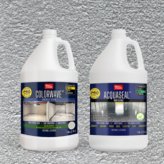 ColorWave® Stain in 601 White with AcquaSeal™ High Gloss, 1 gallon 2-step kit