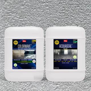 ColorWave® Stain in 601 White with AcquaSeal™ High Gloss, 5 gallon 2-step kit