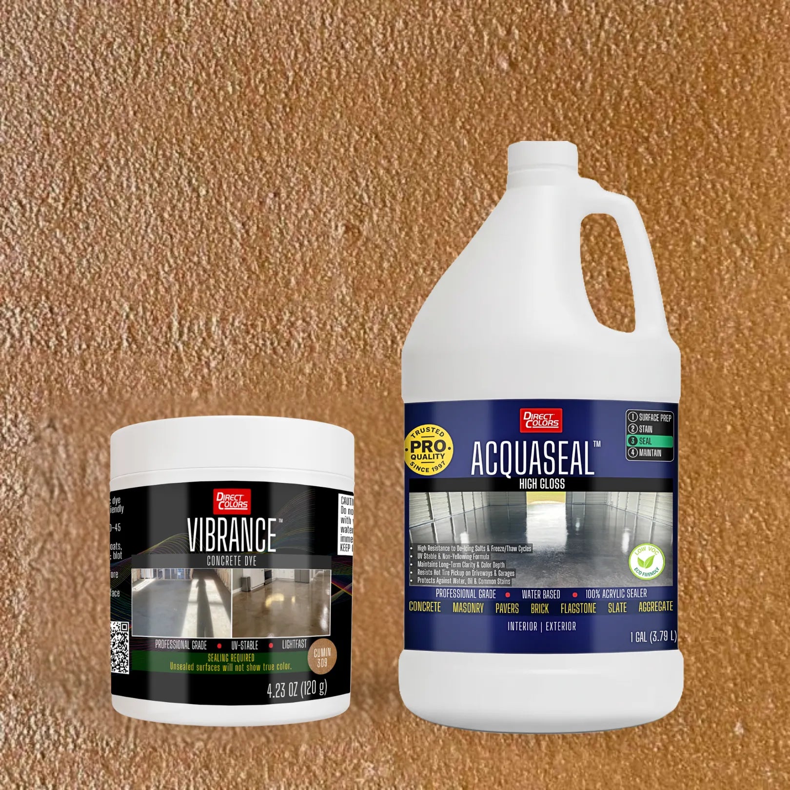 Vibrance™ 2-Step Concrete Dye System