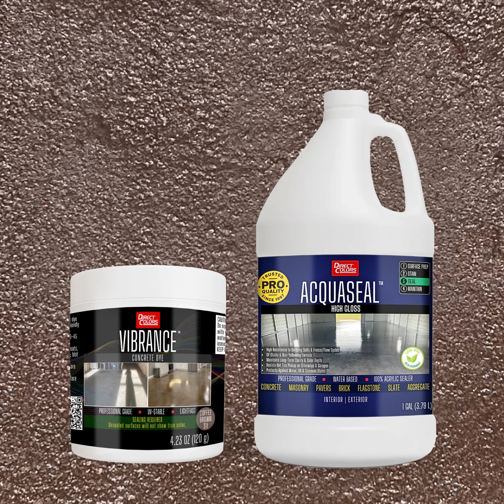 Vibrance™ 2-Step Concrete Dye System