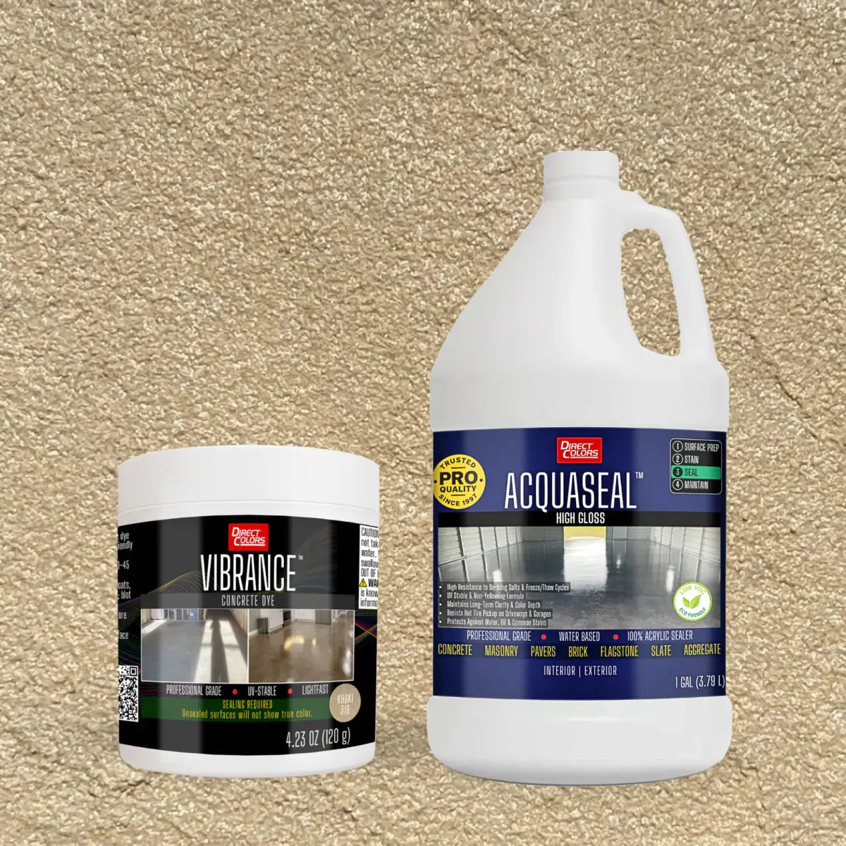 Vibrance™ 2-Step Concrete Dye System