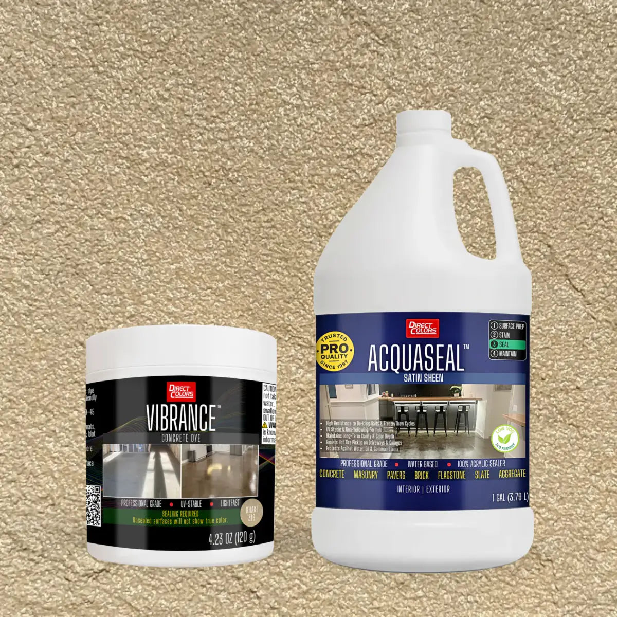 Vibrance™ 2-Step Concrete Dye System
