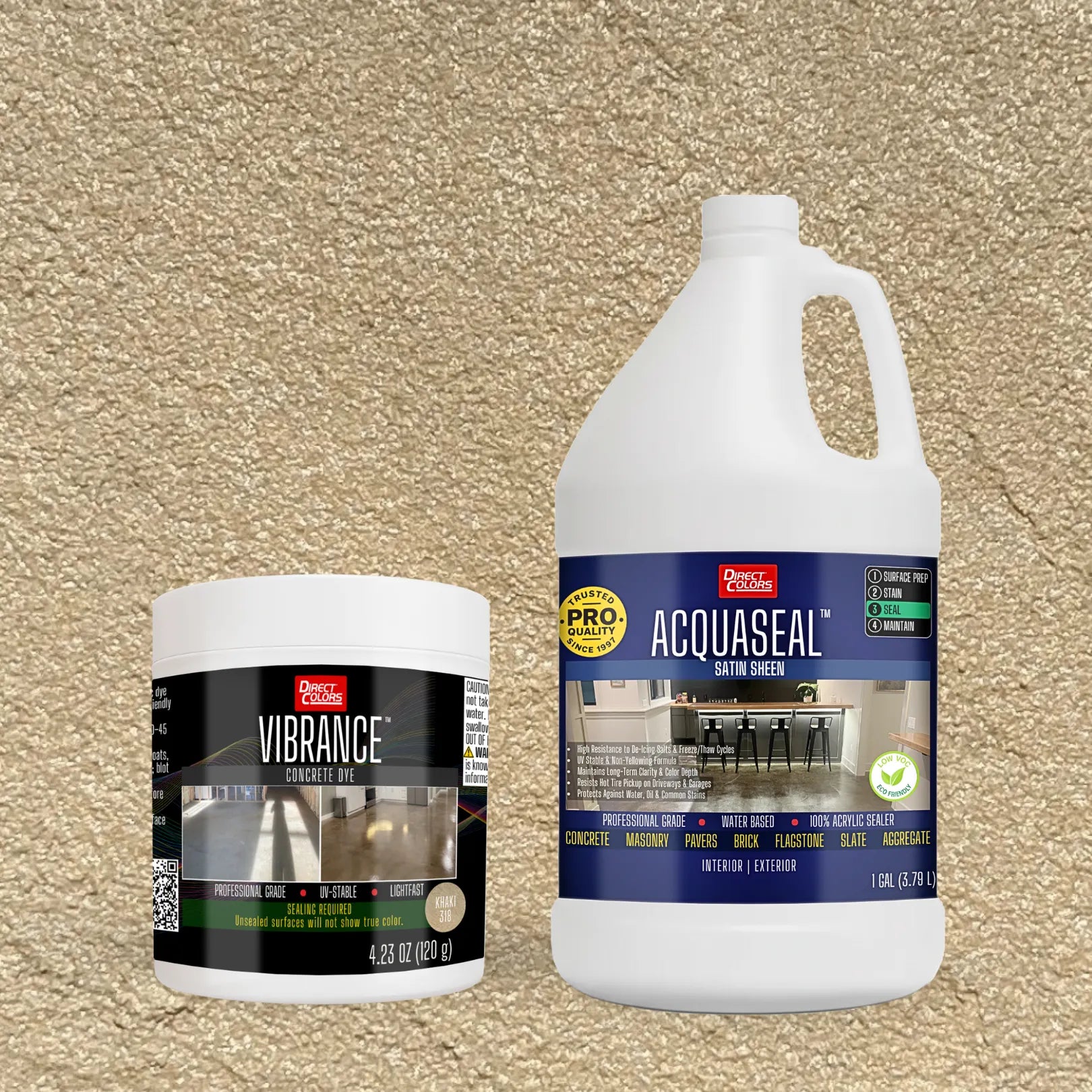 Vibrance™ 2-Step Concrete Dye System