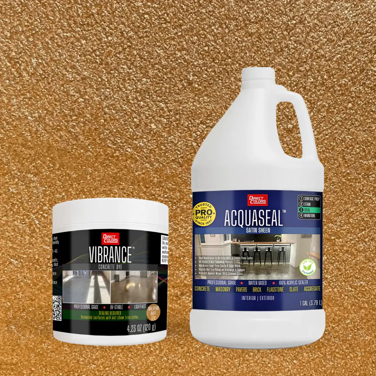 Vibrance™ 2-Step Concrete Dye System