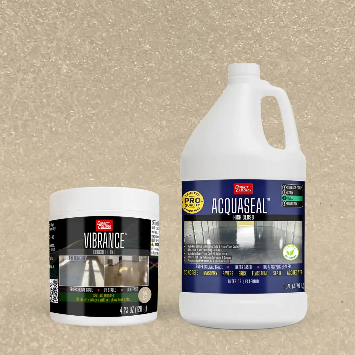 Vibrance™ 2-Step Concrete Dye System