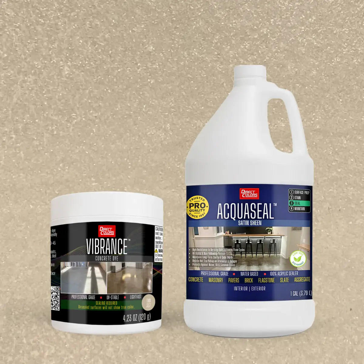 Vibrance™ 2-Step Concrete Dye System