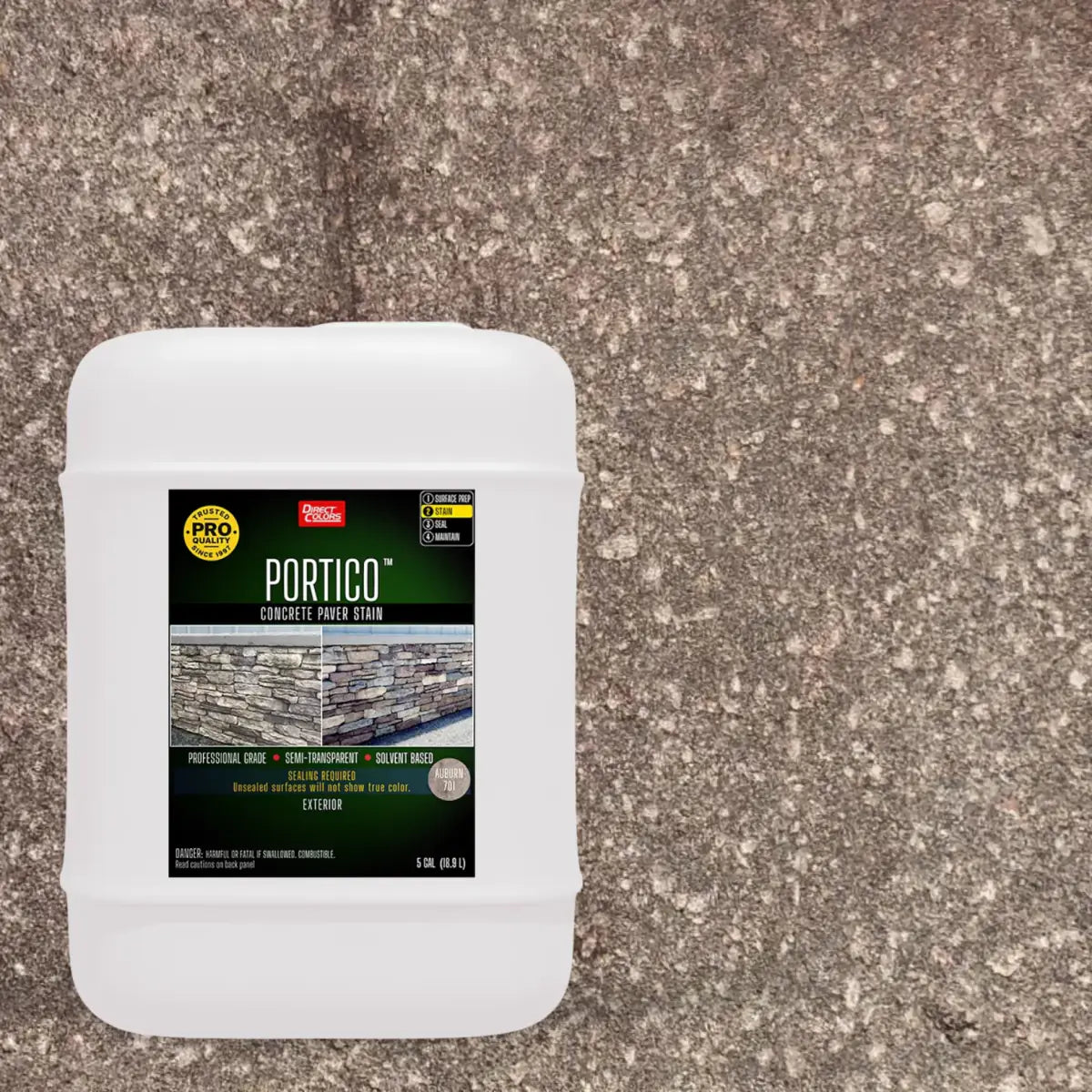 5 gallons of Portico™ Paver Stain in 701 Auburn
