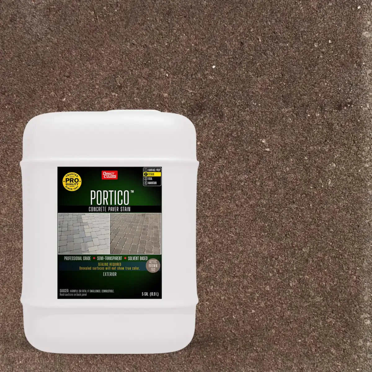 5 gallons of Portico™ Paver Stain in 702 Aztec Brown