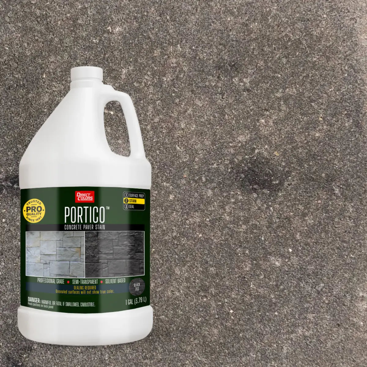 1 gallon of Portico™ Paver Stain in 703 Black