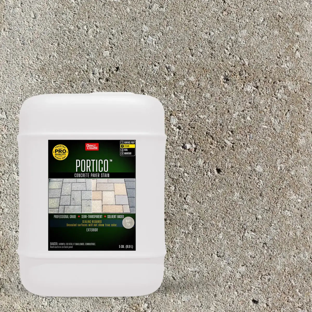 5 gallons of Portico™ Paver Stain in 704 Buff