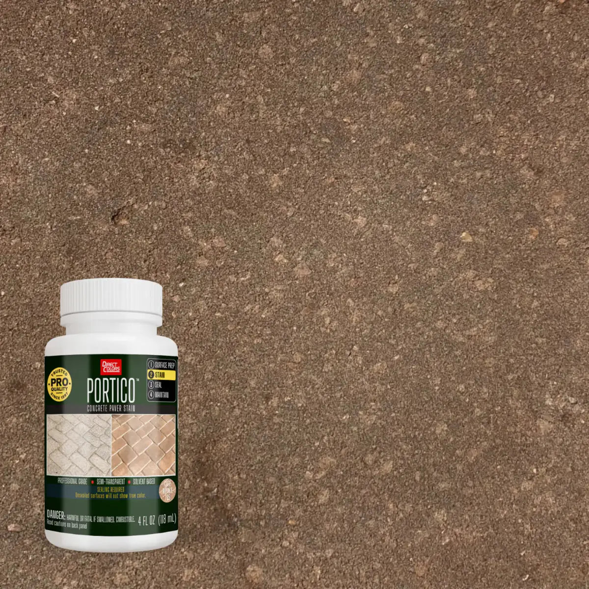 4 ounces of Portico™ Paver Stain in 705 Cafe Royale