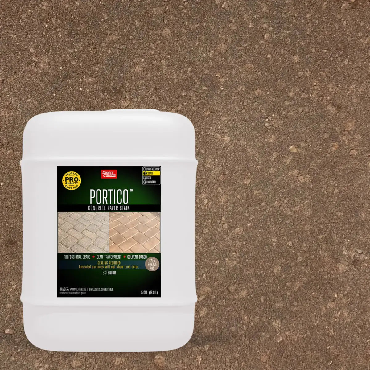 5 gallons of Portico™ Paver Stain in 705 Cafe Royale