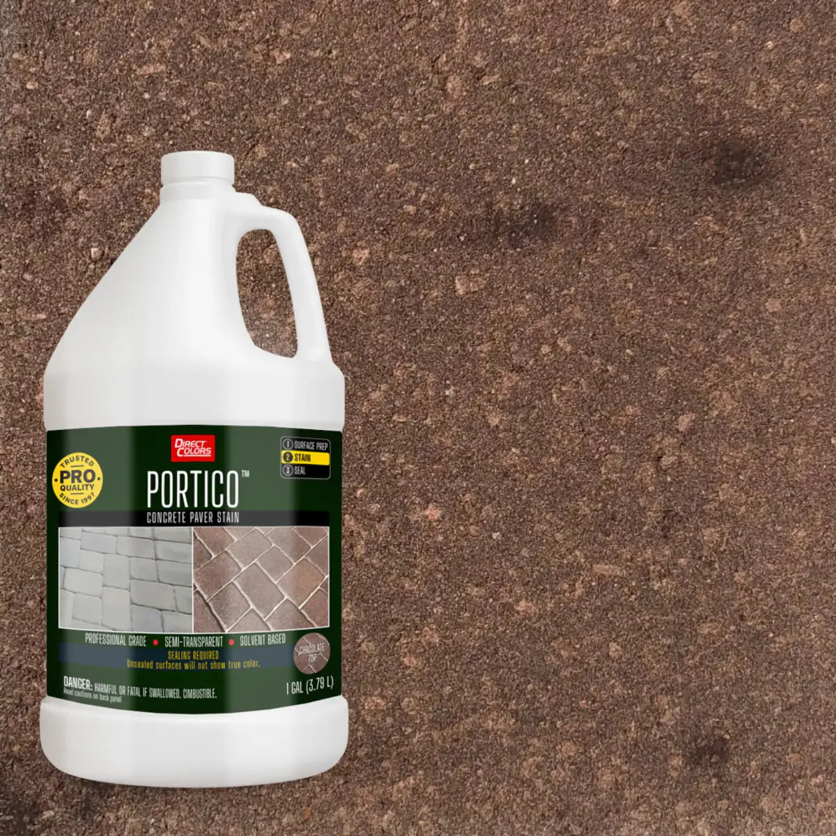 1 gallon of Portico™ Paver Stain in 707 Chocolate