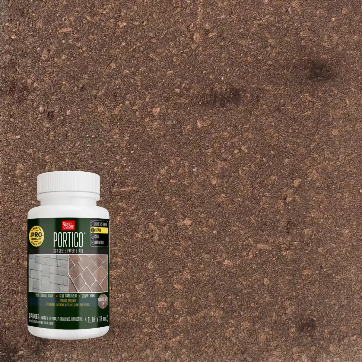 4 ounces of Portico™ Paver Stain in 707 Chocolate