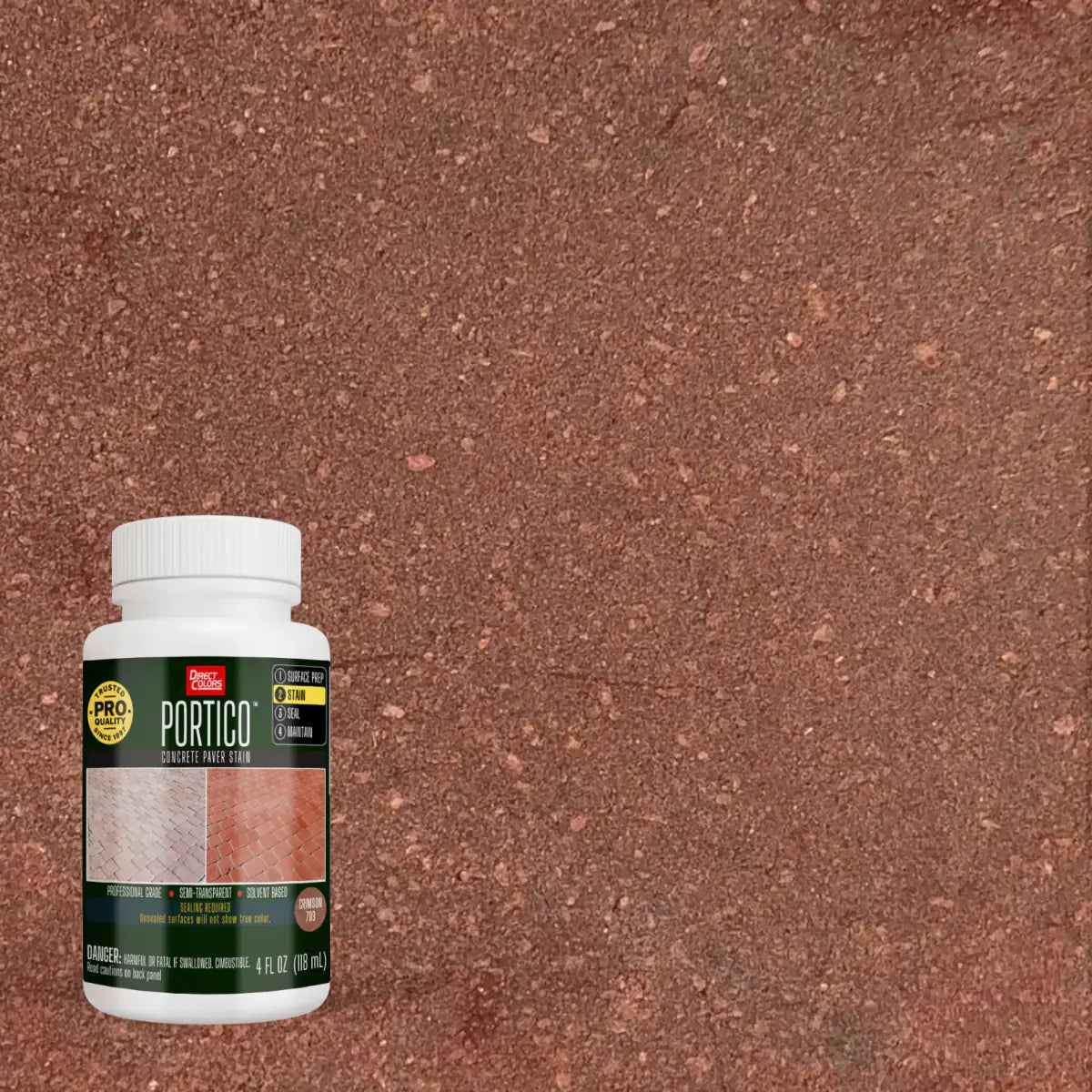 4 ounces of Portico™ Paver Stain in 709 Crimson
