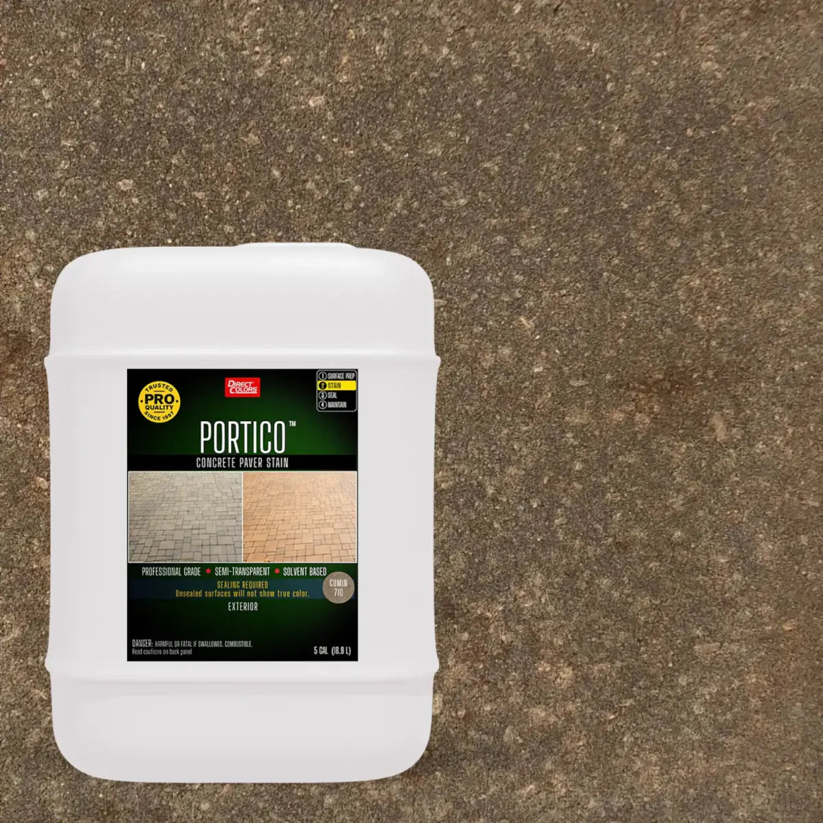 5 gallons of Portico™ Paver Stain in 710 Cumin