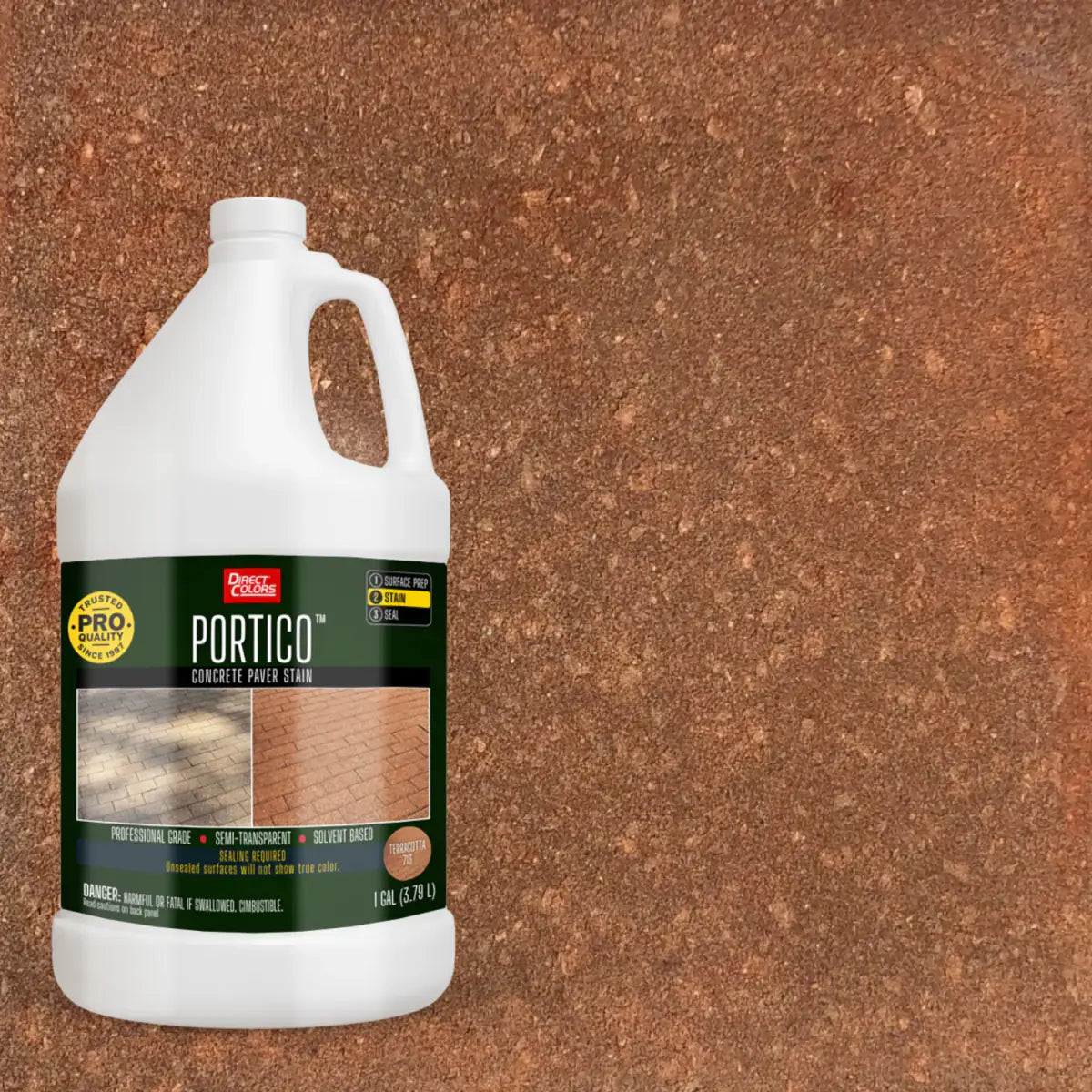 1 gallon of Portico™ Paver Stain in 713 Terracotta