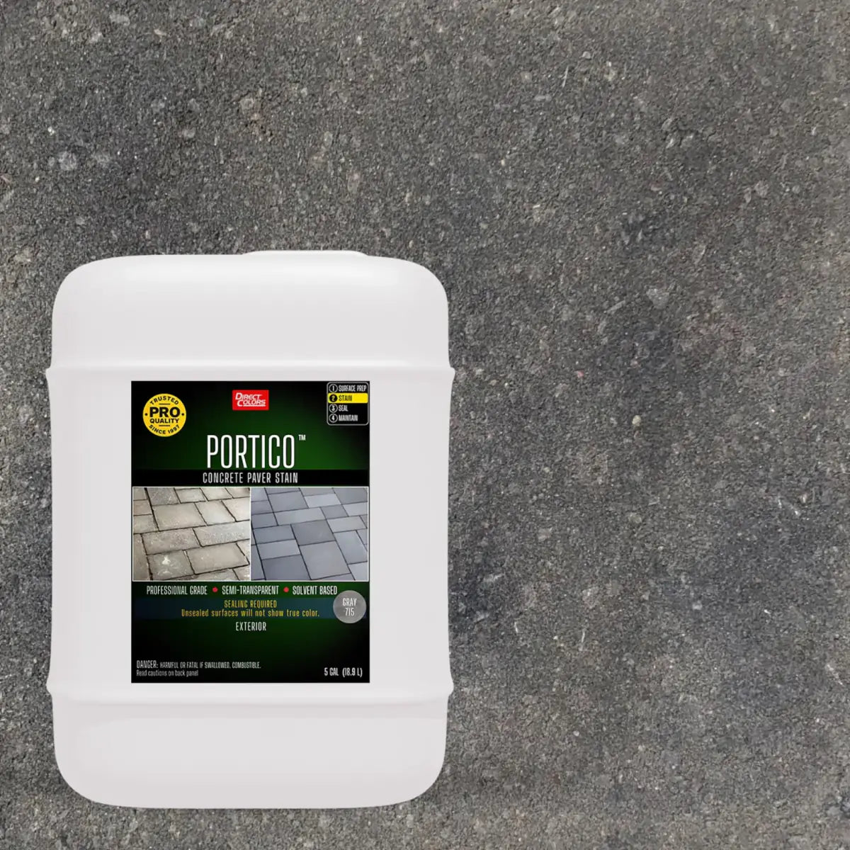 5 gallons of Portico™ Paver Stain in 715 Gray