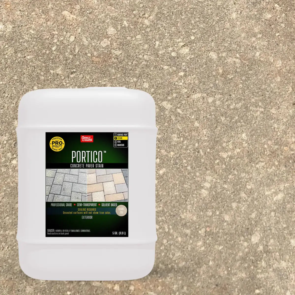 5 gallons of Portico™ Paver Stain in 716 Khaki