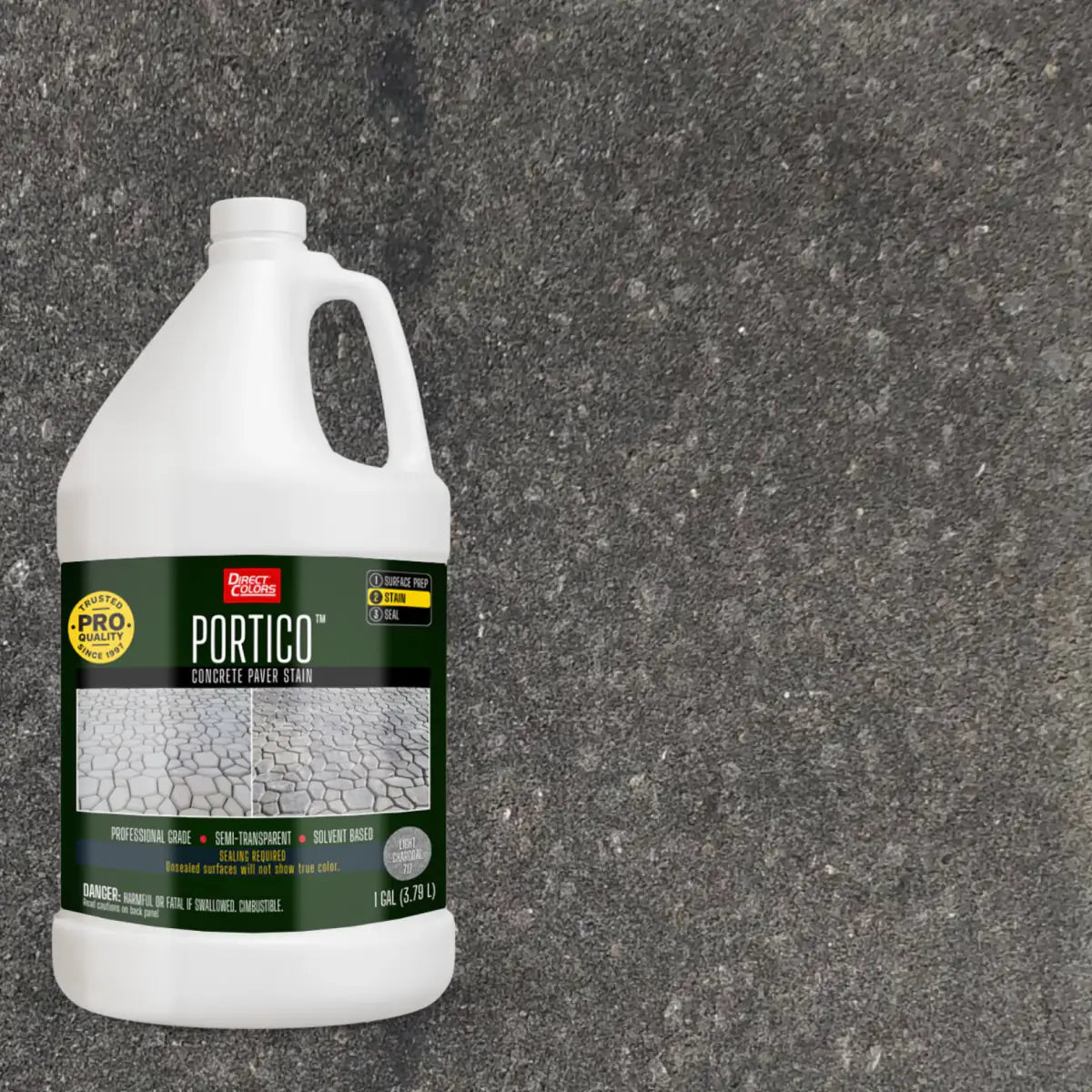 1 gallon of Portico™ Paver Stain in 717 Light Charcoal