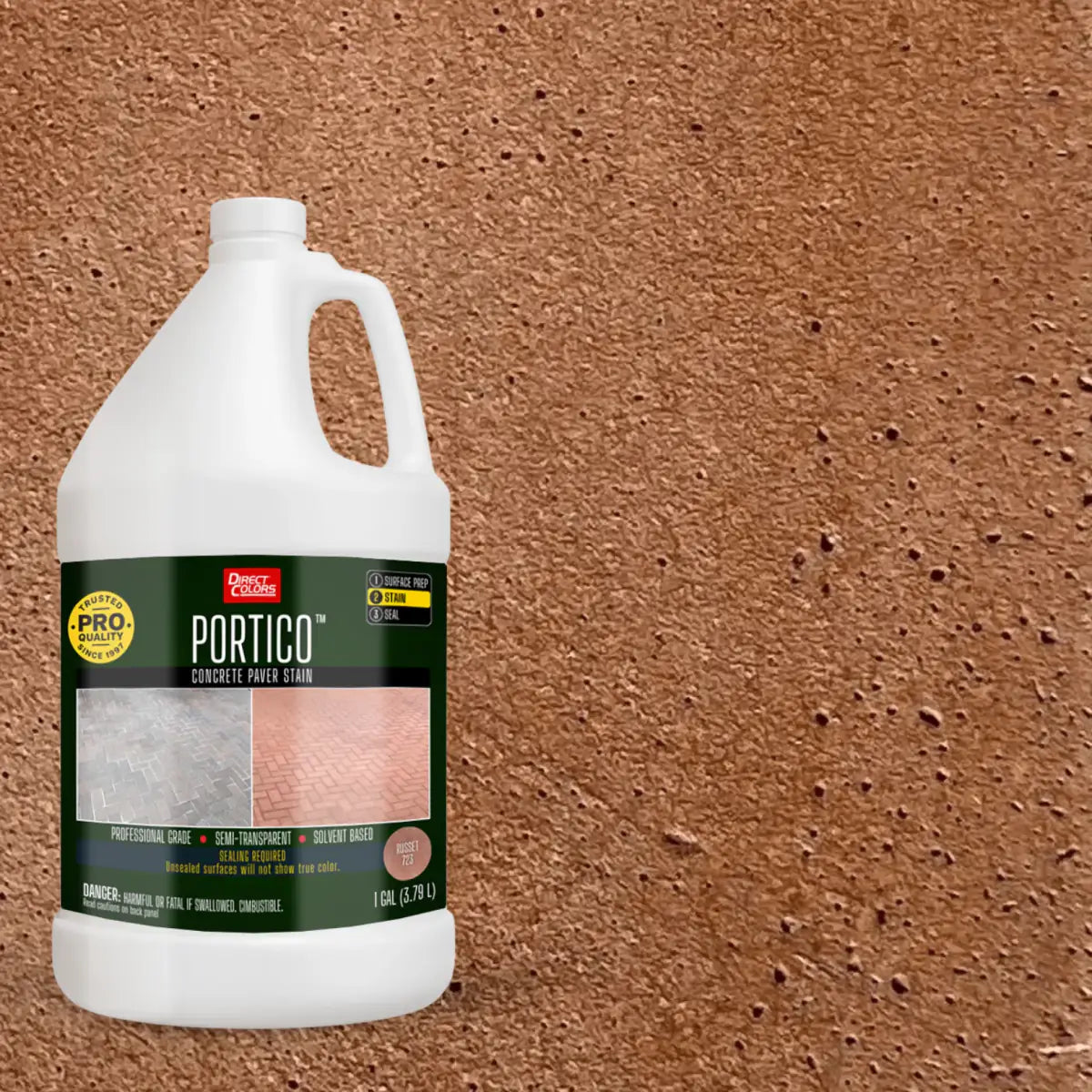 1 gallon of Portico™ Paver Stain in 723 Russet