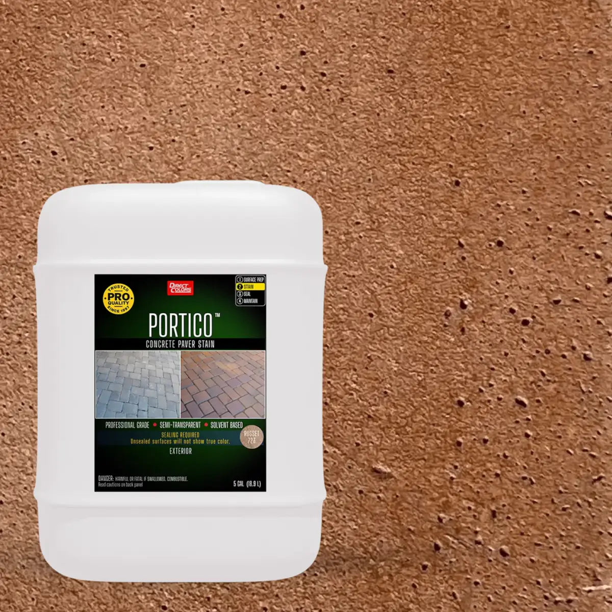 5 gallons of Portico™ Paver Stain in 723 Russet