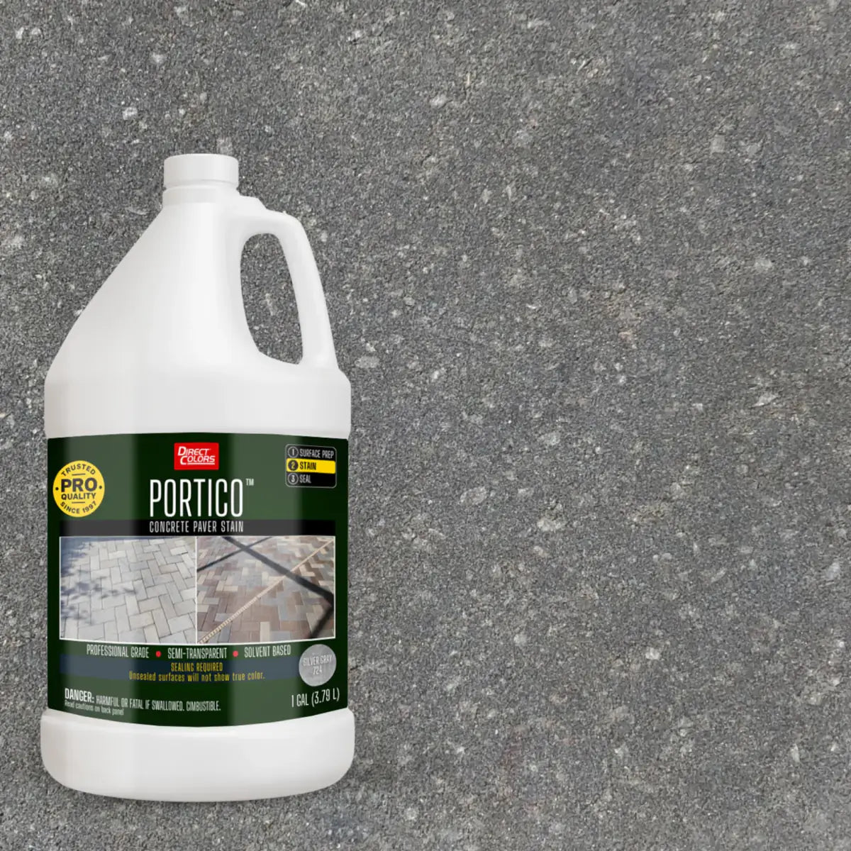 1 gallon of Portico™ Paver Stain in 724 Silver Gray
