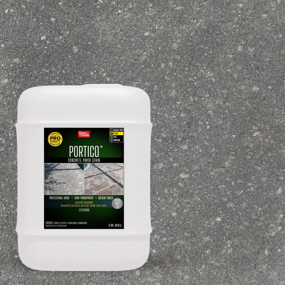 5 gallons of Portico™ Paver Stain in 724 Silver Gray